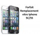 Forfait réparation vitre Iphone 5C ou 5S