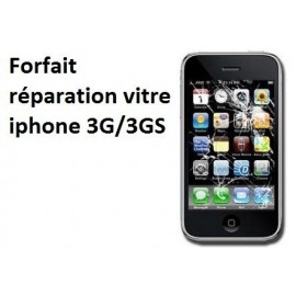 Forfait réparation vitre Iphone 3G, 3GS