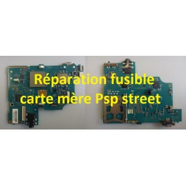 Réparation fusible backlight F4001 0.5A PSP street