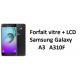 Forfait remplacement vitre + LCD Samsung A3 A310F noir ou blanc