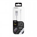 Câble Lightning USB data blanc 1m d'origine pour iPhone 5/5S/5C/SE/6/6S/6+/6S+/7/7+ et ipad 3,4, air