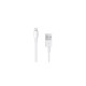 Câble Lightning data blanc compatible 1m pour iPhone 5/5S/5C/SE/6/6S/6+/6S+/7/7+ et ipad 3,4, air