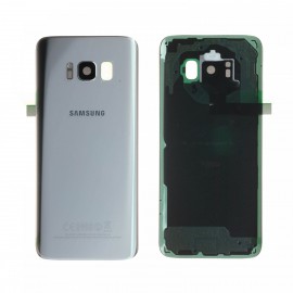 Vitre arrière d'origine pour Samsung galaxy S8 G950F ARGENT POLAIRE