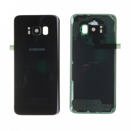 Vitre arrière d'origine pour Samsung galaxy S8 G950F NOIR CARBONE