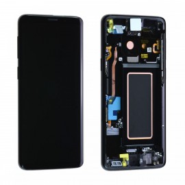 Forfait remplacement vitre + LCD Samsung galaxy S9 G960F NOIR CARBONE