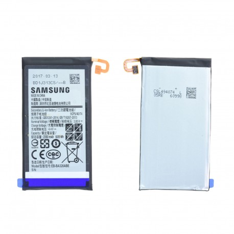 Forfait remplacement batterie Samsung Galaxy A3 2017 A320F