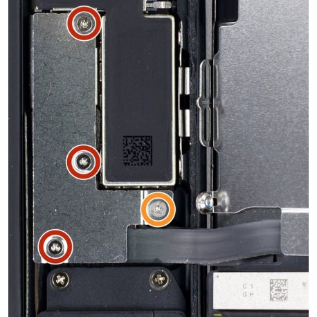 Remplacement de la plaque de sécurité des connectiques pour iPhone 7