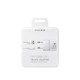 Chargeur d'origine USB-C blanc pour Samsung A20e