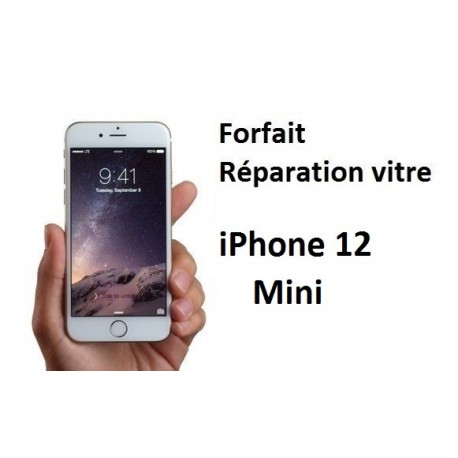 Forfait réparation vitre iPhone 12 mini