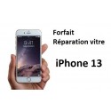 Forfait réparation vitre iPhone 13