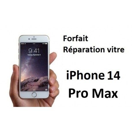 Forfait réparation vitre iPhone 14 Pro Max