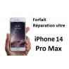 Forfait réparation vitre iPhone 14 Pro Max