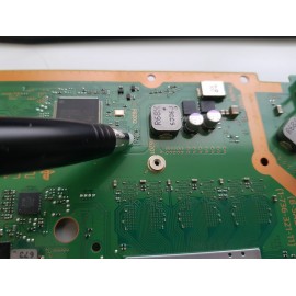 Nettoyage avec ponçage processeur PS5 SLIM ou PS5 PRO, démontage et remplacement de la pâte métallique