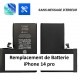 Batterie pour iphone 14 pro sans message d'erreur