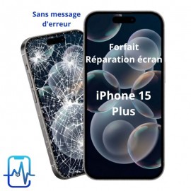 Forfait réparation écran iPhone 15 plus