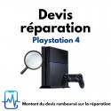 Demande de Devis Diagnostic panne PS4