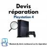 Demande de Devis Diagnostic panne PS4