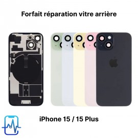 Remplacement de vitre arrière pour iPhone 15 / 15 Plus