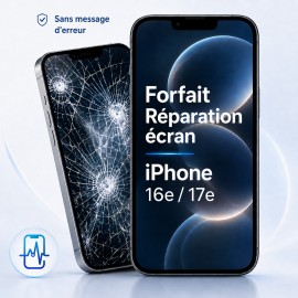 Forfait réparation écran iPhone 16e 17e