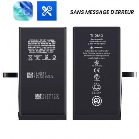 Batterie pour iphone 14 Plus sans messgae d'erreur