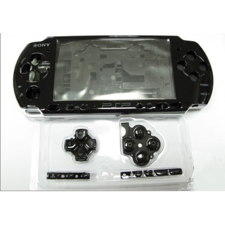 Coque complète noire PSP 3000 3004