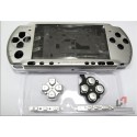 Coque complète gris silver PSP 3000 3004