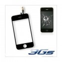 Vitre tactile de remplacement pour iPhone 3GS noir