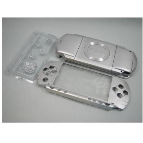 Coque complète d'origine gris silver PSP 1000 1004