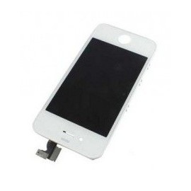 Vitre écran tactile blanc + écran LCD montés sur chassis pour Iphone 4