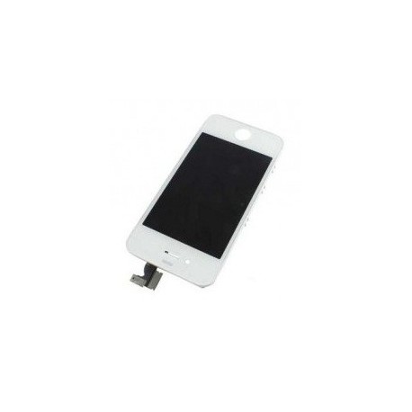 Vitre écran tactile blanc + écran LCD montés sur chassis pour Iphone 4