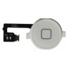 Bouton blanc Home pour iphone 4 avec nappe