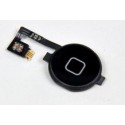 Bouton noir Home pour iphone 4 avec nappe