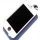 Vitre écran tactile blanc + écran LCD montés sur chassis pour Iphone 4S
