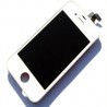 Vitre tactile + écran LCD montés sur chassis pour Iphone 4S blanc