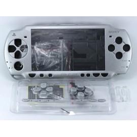 Coque complète gris silver PSP 2000 2004