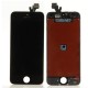 Vitre écran tactile noir + écran LCD montés sur chassis pour Iphone 5
