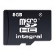 Carte micro SD 8Go Class 4 + adaptateur SD