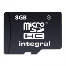 Carte micro SD 8Go Class 4 + adaptateur SD