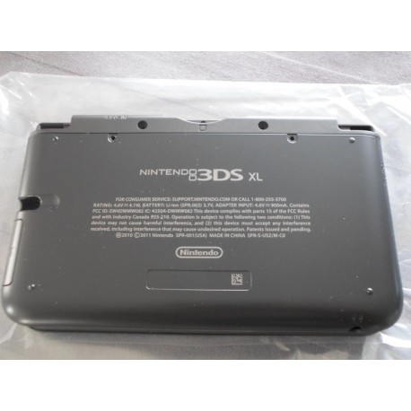 Coque noire d'origine pour Nintendo 3DS XL