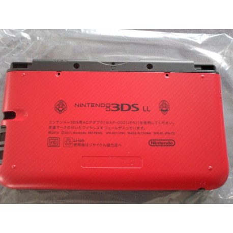 Coque rouge Mario Bros d'origine pour Nintendo 3DS XL