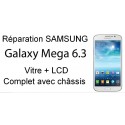 Forfait remplacement vitre Samsung galaxy mega GT-I9205