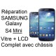 Forfait remplacement vitre Samsung galaxy S4 mini 3g GT-i9500 ou 4G GT-I9505