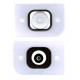 Bouton Home blanc avec caoutchouc adhésif pour iphone 5 ou 5C