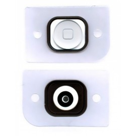 Bouton Home blanc avec caoutchouc adhésif pour iphone 5 ou 5C