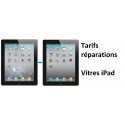 Forfaits vitre iPad